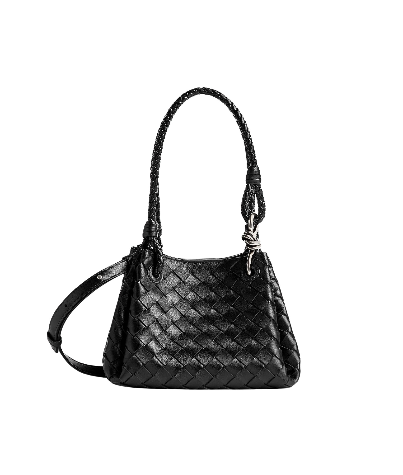 Black-Womens-Small-Parachute-in-Black-coveti42475_nobg Khaite Women's Small Parachute in Black - Black Shoulder & Crossbody Bags - The Lotus Tote Bag - Shop at Luxury Shoes