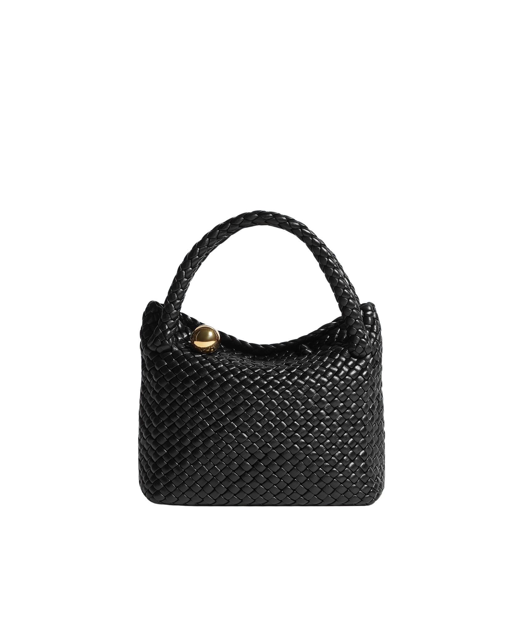 Black-Womens-Small-Tosca-in-Black-coveti99257_nobg Khaite Women's Small Tosca in Black - Black Shoulder & Crossbody Bags - The Lotus Tote Bag - Shop at Luxury Shoes