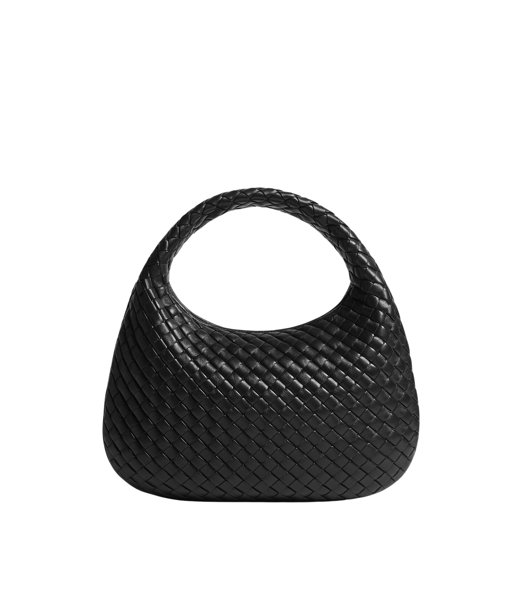 Black-Womens-Small-Veneta-in-Black-coveti32186_nobg Khaite Women's Small Veneta in Black - Black Shoulder & Crossbody Bags - The Lotus Tote Bag - Shop at Luxury Shoes