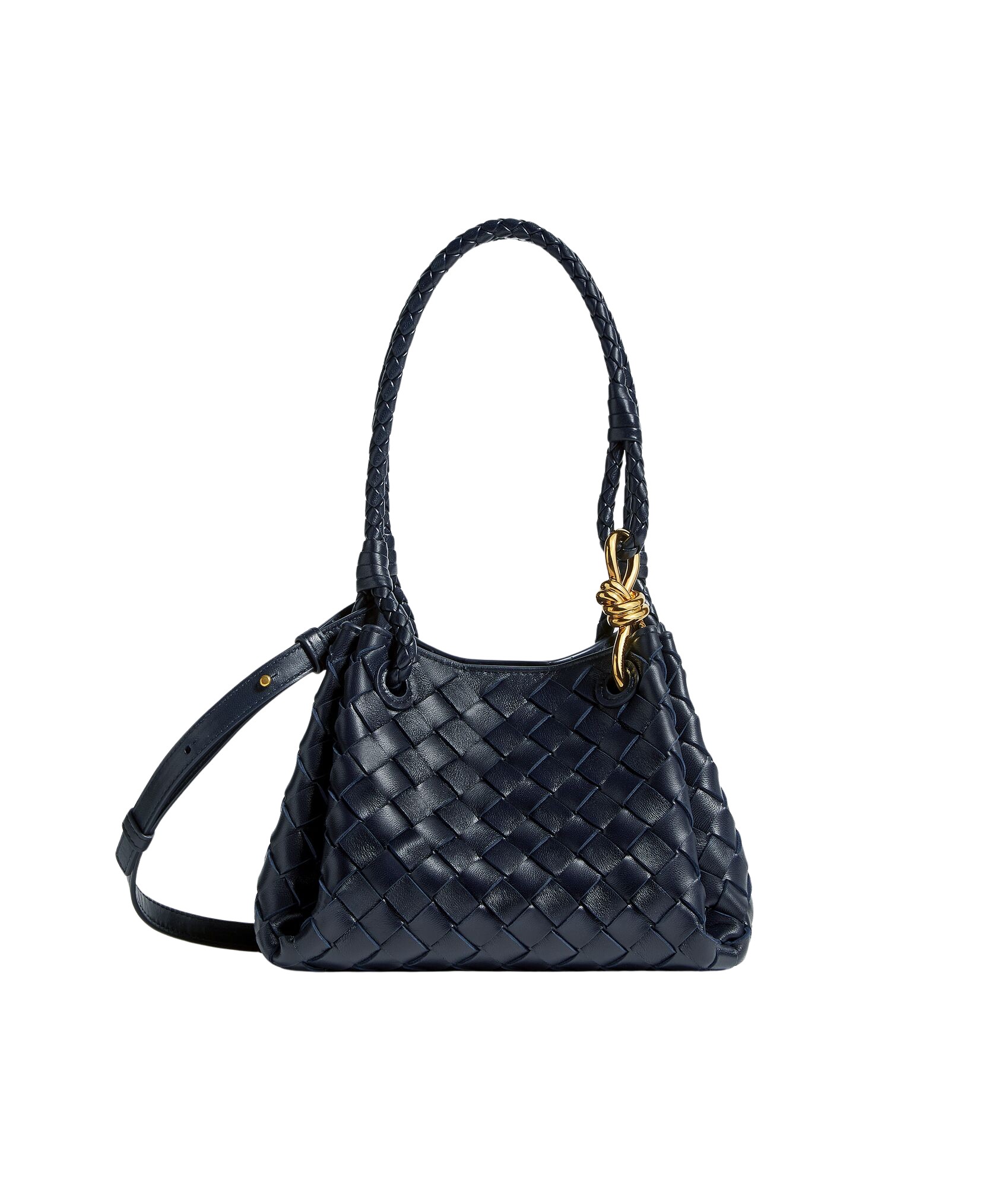 Blue-Womens-Small-Parachute-in-Midnight-coveti73132_nobg Khaite Women's Small Parachute in Midnight - Blue Shoulder & Crossbody Bags - The Lotus Tote Bag - Shop at Luxury Shoes