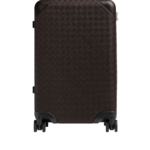 Khaite Odyssey Intrecciato Cabin Suitcase in Fondant - Brown  - The Lotus Tote Bag - Shop at Luxury Shoes 