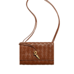 Brown-Womens-Andiamo-Pouch-on-Strap-in-Tannin-coveti55813_nobg Khaite Women's Andiamo Pouch on Strap in Tannin - Brown Shoulder & Crossbody Bags - The Lotus Tote Bag - Shop at Luxury Shoes