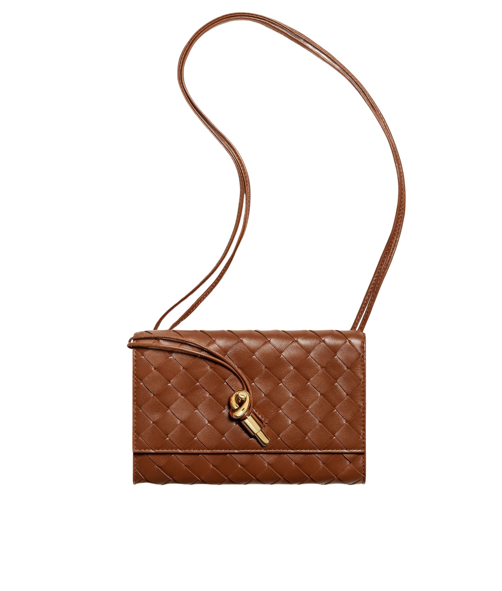 Brown-Womens-Andiamo-Pouch-on-Strap-in-Tannin-coveti55813_nobg Khaite Women's Andiamo Pouch on Strap in Tannin - Brown Shoulder & Crossbody Bags - The Lotus Tote Bag - Shop at Luxury Shoes
