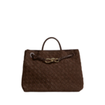 Brown-Womens-Andiamo-in-Fondant-coveti77943_nobg Khaite Women's Andiamo in Fondant - Brown Totes & Top-Handle Bags - The Lotus Tote Bag - Shop at Luxury Shoes