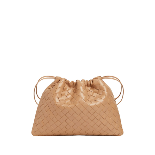 Khaite Women's Dustbag in Pale brown - Brown Shoulder & Crossbody Bags - The Lotus Tote Bag - Shop at Luxury Shoes 