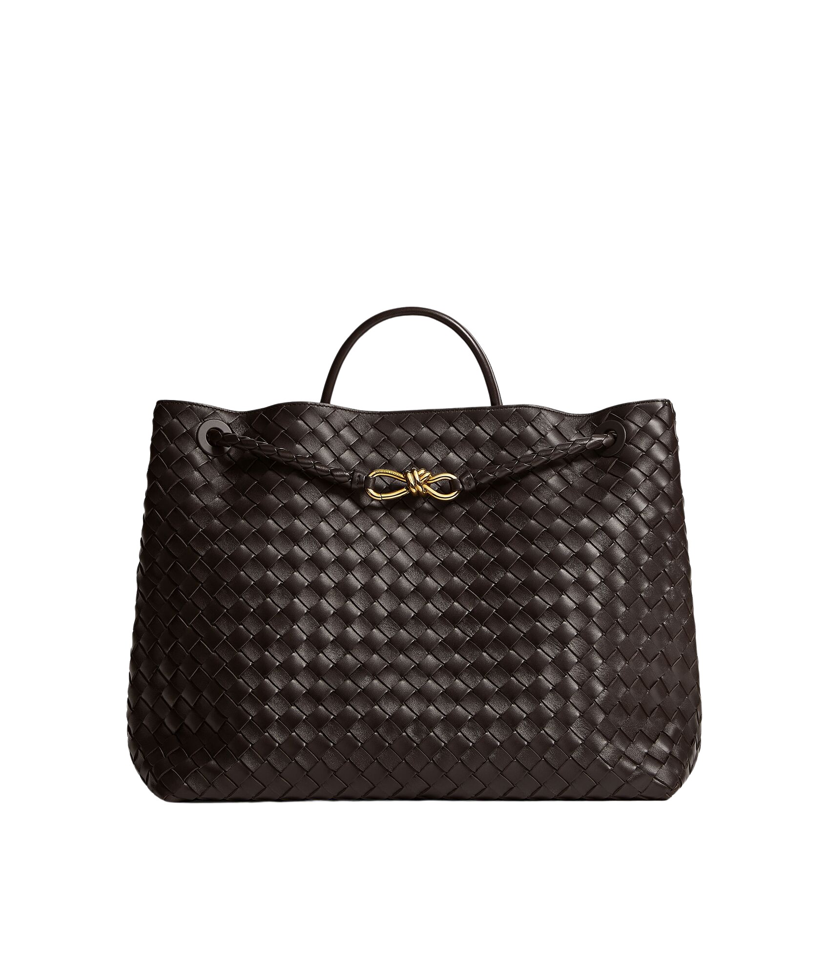 Brown-Womens-Large-Andiamo-in-Fondant-coveti15666_nobg Khaite Women's Large Andiamo in Fondant - Brown Totes & Top-Handle Bags - The Lotus Tote Bag - Shop at Luxury Shoes
