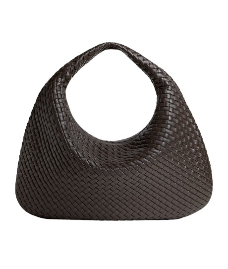 Brown-Womens-Maxi-Veneta-in-Fondant-coveti72285_nobg Khaite Women's Maxi Veneta in Fondant - Brown Shoulder & Crossbody Bags - The Lotus Tote Bag - Shop at Luxury Shoes