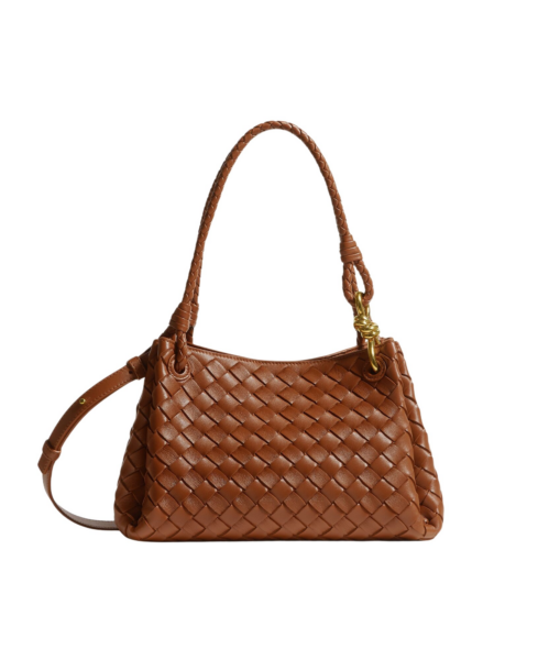 Khaite Women's Parachute in Tannin - Brown Shoulder & Crossbody Bags - The Lotus Tote Bag - Shop at Luxury Shoes 