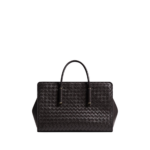 Brown-Womens-Small-Barbara-Tote-in-Espresso-coveti85182_nobg Khaite Women's Small Barbara Tote in Espresso - Brown Totes & Top-Handle Bags - The Lotus Tote Bag - Shop at Luxury Shoes