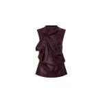 Camilla and Marc Sana Drape Tailored Top - Tops - Luxury Ready-to-Wear at Luxury Shoes 