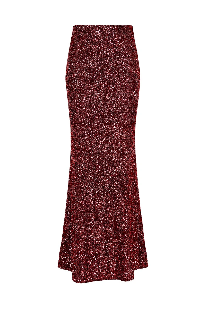 Carla-Zampatti-Cherry-Crushed-Sequin-Column-Skirt13595_nobg Carla Zampatti Skirts