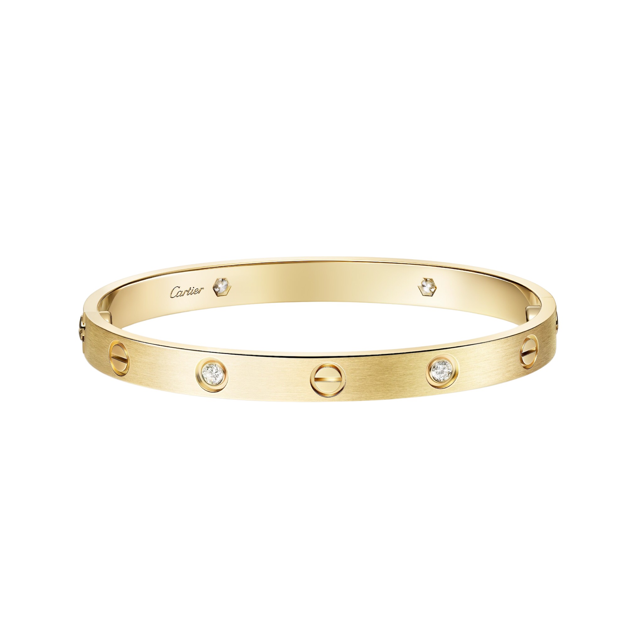 Cartier-Love-Bracelet-Classic-Model-Brushed-4-Diamonds-coveti86238_nobg Gucci Love Bracelet