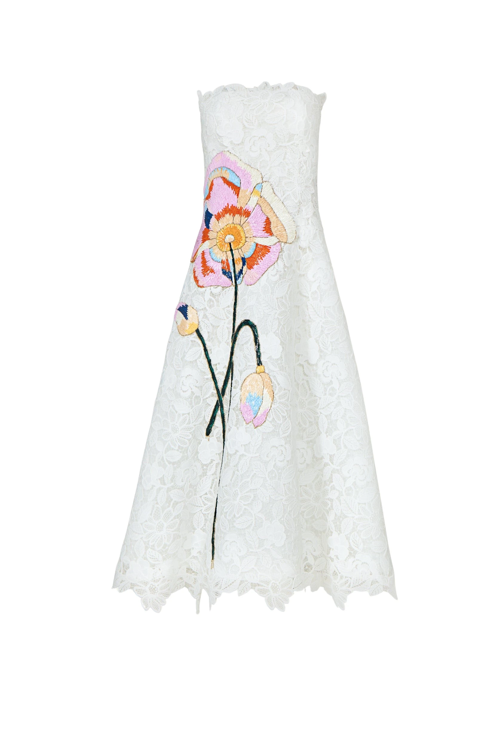 Costarellos Dresses - Romantic Greek Lace - Shop at Luxury Shoes 