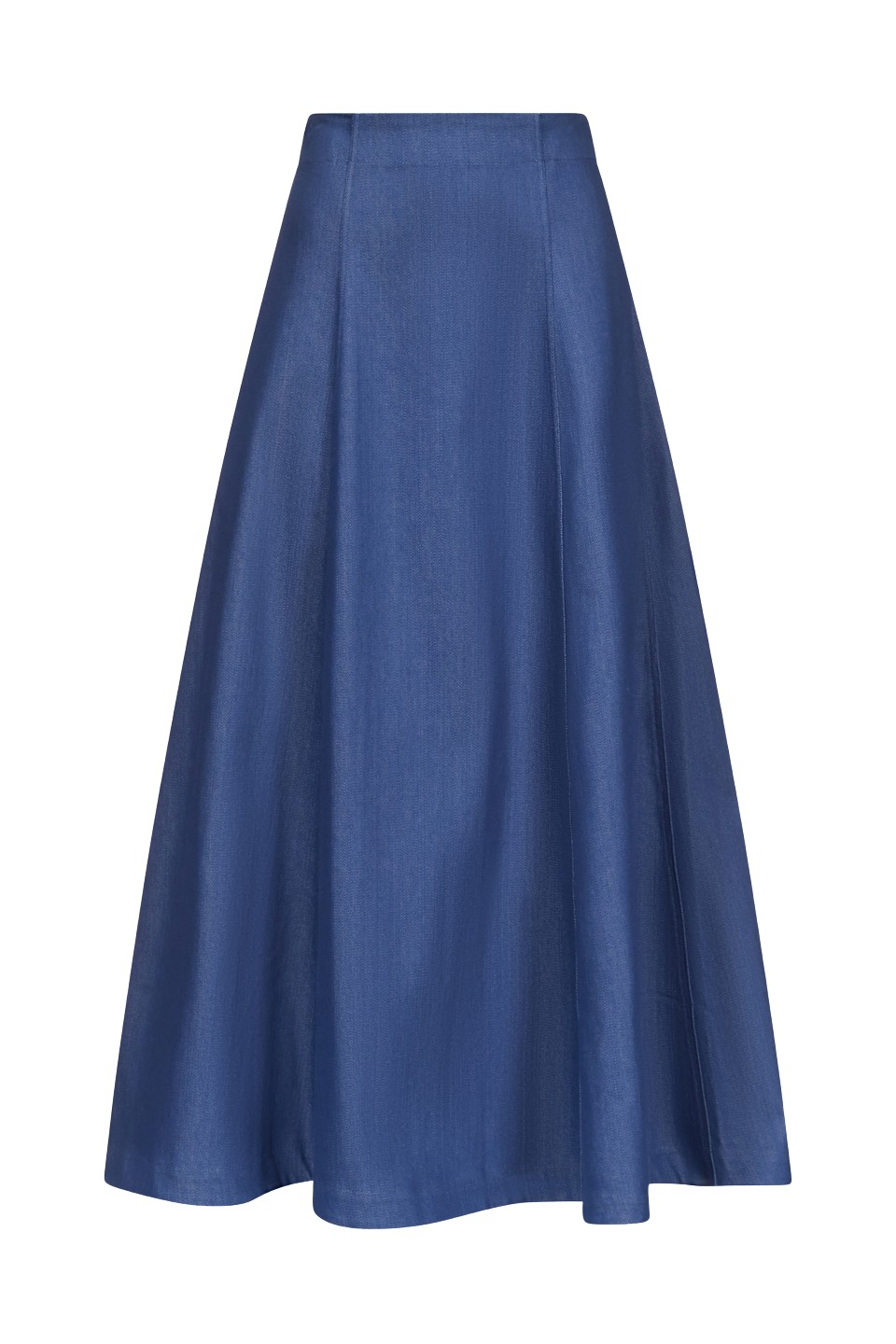 Destree-Blue-Denim-Midi-Skirt-With-Pockets94064_nobg Destree Blue Denim Midi Skirt With Pockets - Destree - Graphic Parisian Fashion - Shop at Luxury Shoes