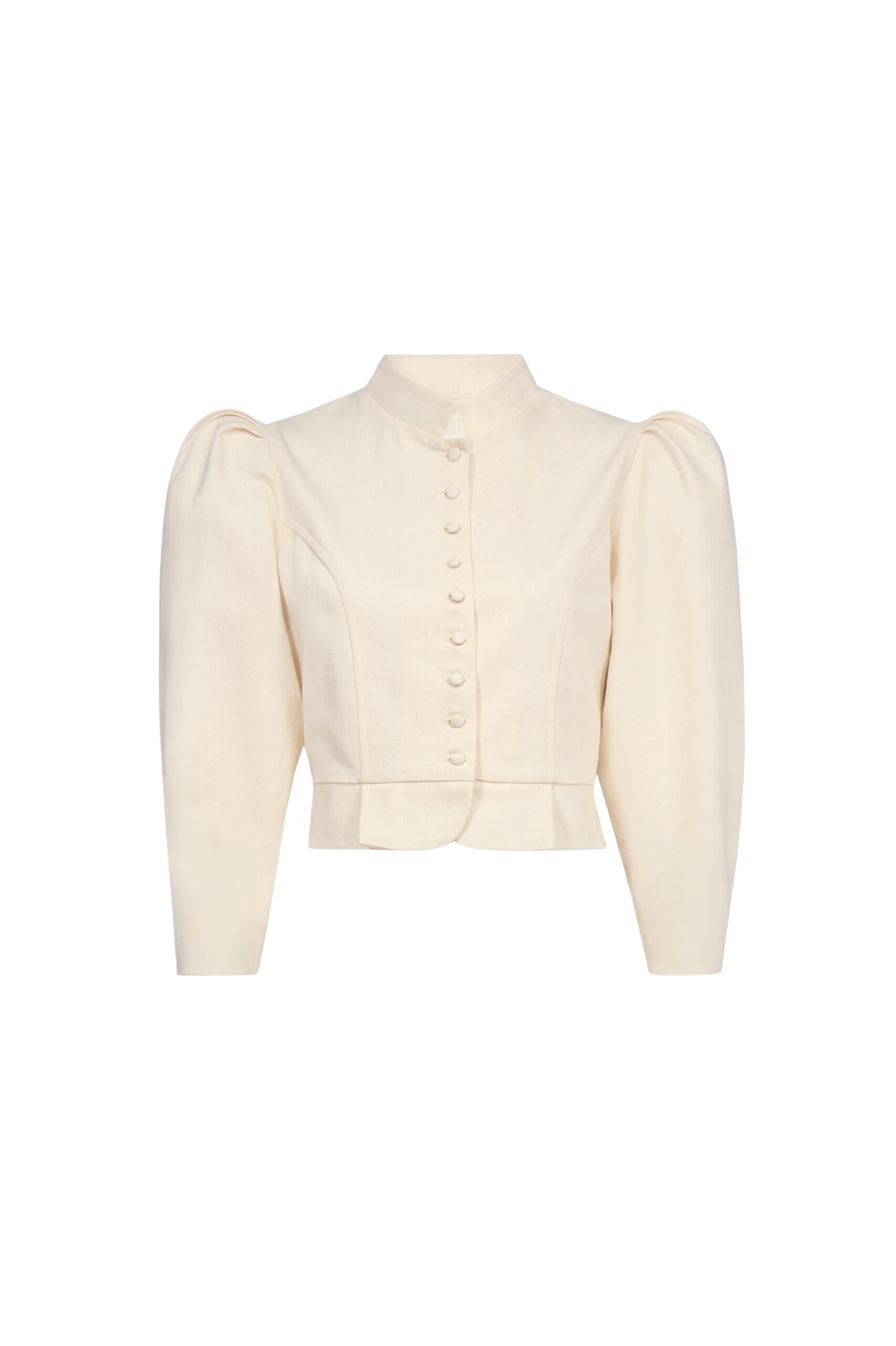 Destree-Denim-Ecru-Puff-Sleeve-Jacket-scaled45877_nobg Destree Denim Ecru Puff Sleeve Jacket - Destree - Graphic Parisian Fashion - Shop at Luxury Shoes