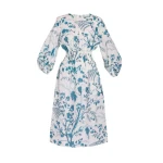 Erdem Botanical Print Cotton Linen Midi Dress - Dresses - British Romantic Luxury at Luxury Shoes 