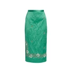 Erdem-Embellished-Textured-Satin-Midi-Pencil-Skirt-coveti-255176_nobg Erdem Embellished Textured Satin Midi Pencil Skirt - Skirts - British Romantic Luxury at Luxury Shoes