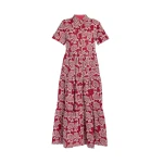 Erdem Floral Embroidered Tiered Midi Dress - Dresses - British Romantic Luxury at Luxury Shoes 