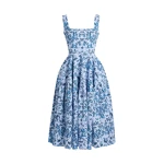 Erdem Printed Poplin Sleeveless Midi Dress - Dresses - British Romantic Luxury at Luxury Shoes 