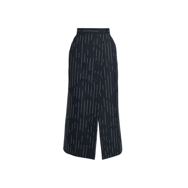 Erdem Stripe Tailoring Midi Pencil Skirt - Skirts - British Romantic Luxury at Luxury Shoes 