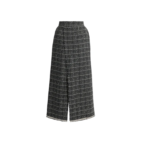 Erdem Tweed Midi Pencil Skirt - Skirts - British Romantic Luxury at Luxury Shoes 
