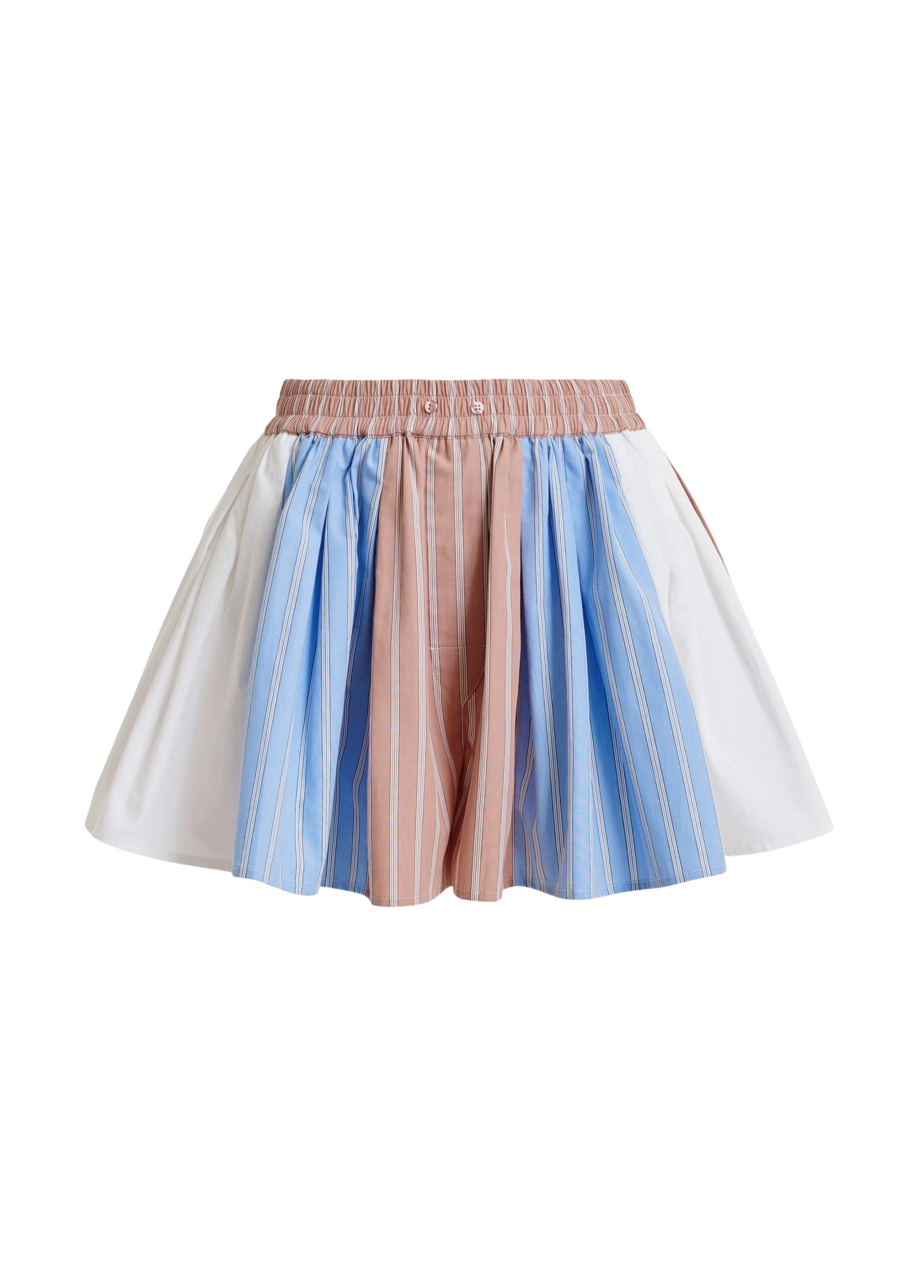 Essentiel-Antwerp-Camel-Light-Blue-And-White-Striped-Cotton-Shorts-With-Elasticated-Waistband-scaled43078_nobg Essentiel Antwerp Camel