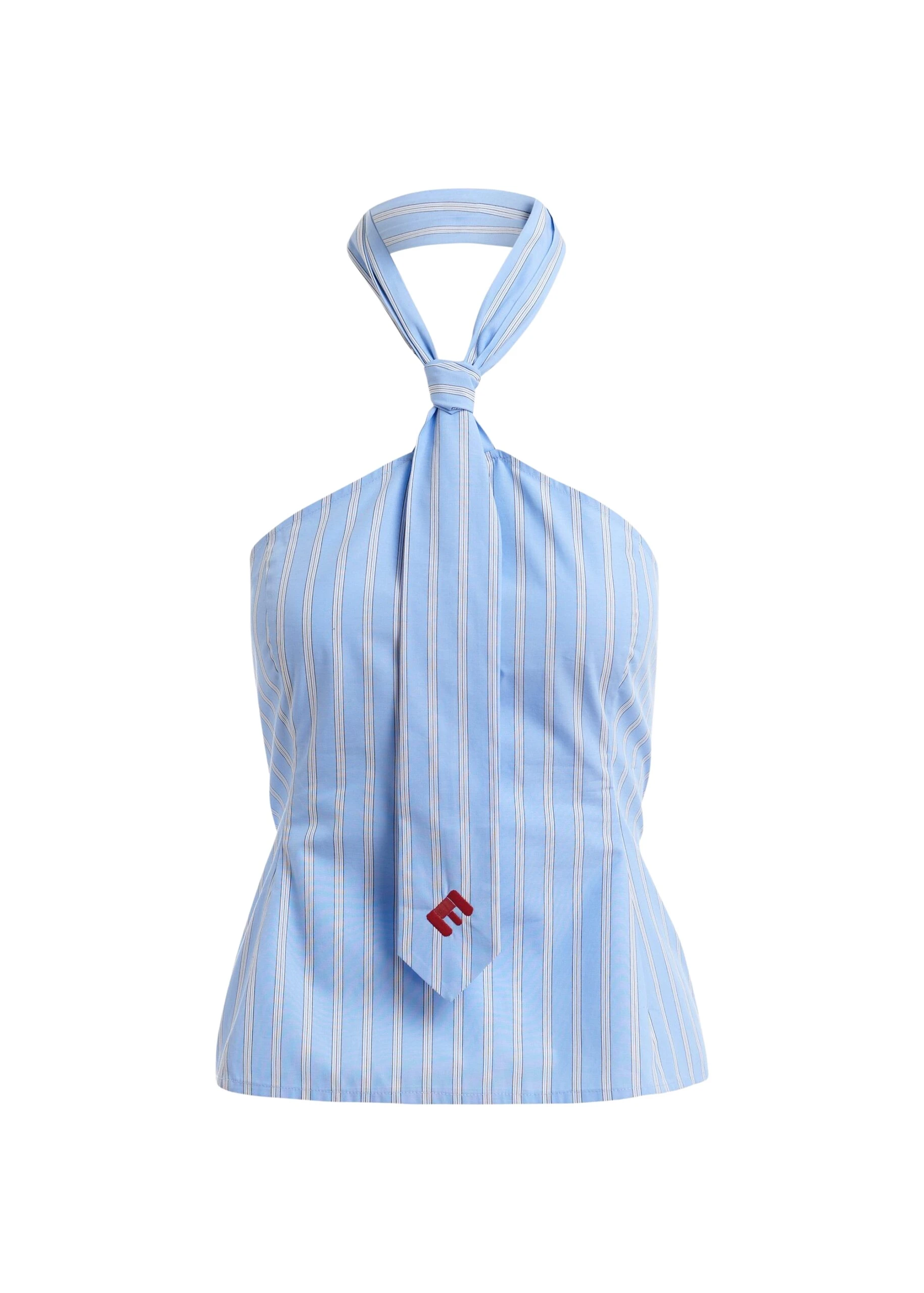 Essentiel-Antwerp-Light-Blue-And-White-Striped-Halterneck-Cotton-Top-With-Tie-Detail-scaled61796_nobg Essentiel Antwerp Light Blue And White Striped Halterneck Cotton Top With Tie Detail - Essentiel Antwerp Tops - Colorful Belgian Design - Shop at Luxury Shoes