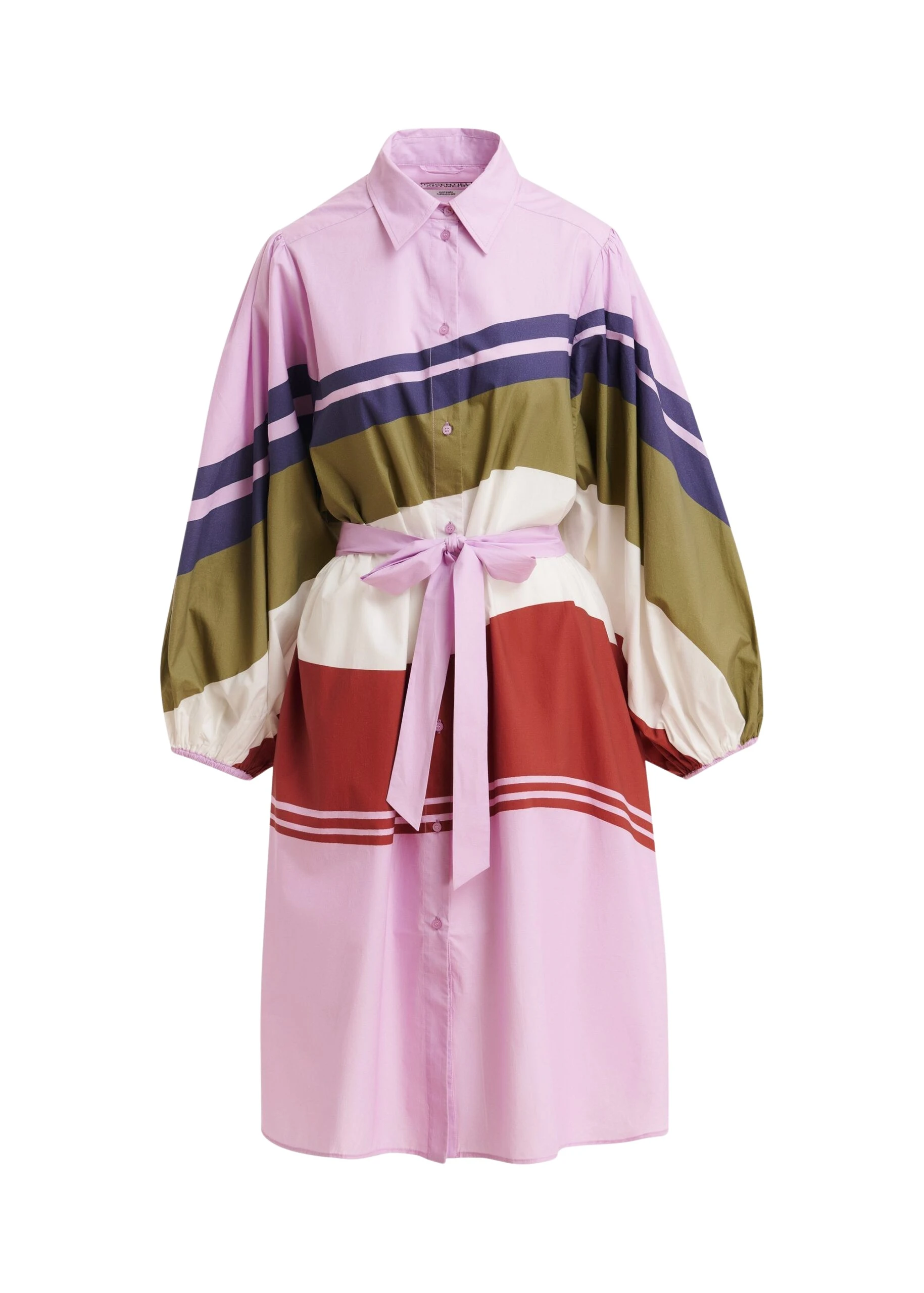 Essentiel-Antwerp-Lilac-And-Multicolor-Oversized-Cotton-Shirt-Dress-With-Placed-Stripe-Print-scaled40452_nobg Essentiel Antwerp Lilac And Multicolor Oversized Cotton Shirt Dress With Placed Stripe Print - Essentiel Antwerp Dresses - Colorful Belgian Design - Shop at Luxury Shoes