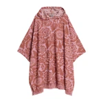 Essentiel Antwerp Pink And Brown Floral Jacquard Cotton-Blend Midi Dress With Hood - Essentiel Antwerp Dresses - Colorful Belgian Design - Shop at Luxury Shoes 