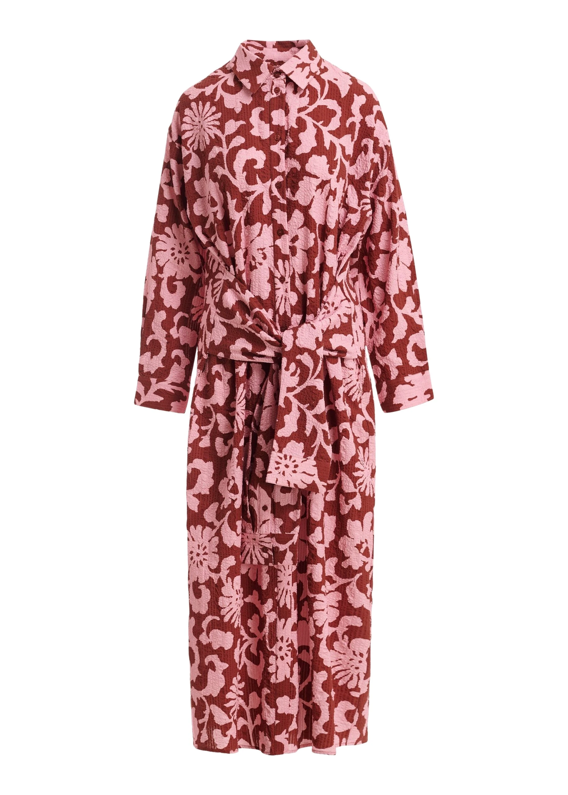 Essentiel-Antwerp-Pink-And-Dark-Red-Cotton-Shirt-Dress-With-Faux-Sleeve-Detailing-scaled52810_nobg Essentiel Antwerp Pink And Dark Red Cotton Shirt Dress With Faux-Sleeve Detailing - Essentiel Antwerp Dresses - Colorful Belgian Design - Shop at Luxury Shoes