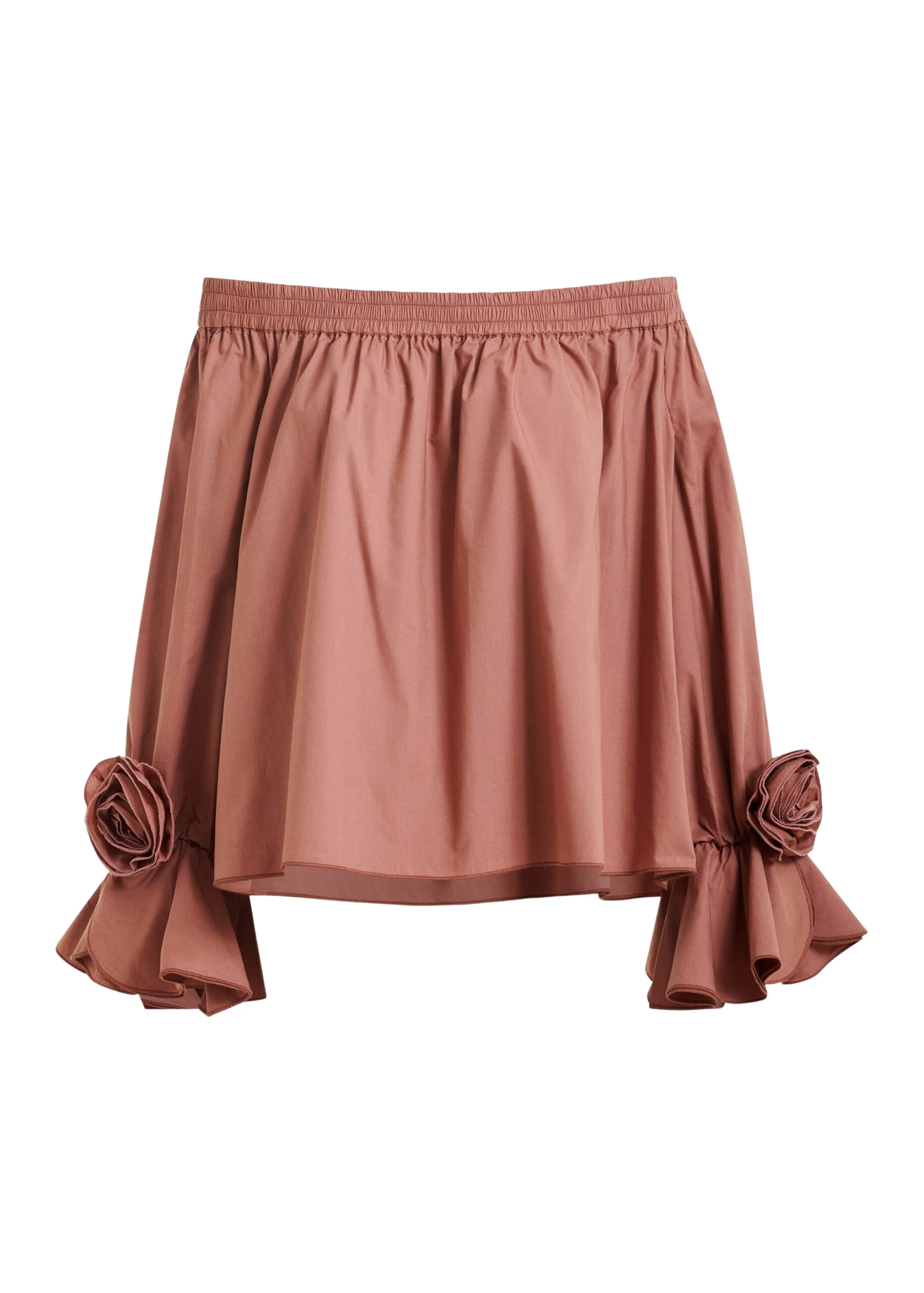 Essentiel-Antwerp-Vintage-Pink-Strapless-Cotton-Top-With-Rosette-Details-scaled47724_nobg Essentiel Antwerp Vintage Pink Strapless Cotton Top With Rosette Details - Essentiel Antwerp Tops - Colorful Belgian Design - Shop at Luxury Shoes