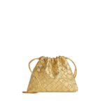 Khaite Women's Small Dustbag in Gold - Gold Shoulder & Crossbody Bags - The Lotus Tote Bag - Shop at Luxury Shoes 