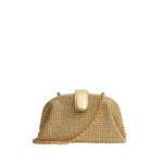 Khaite Women's Small Lauren 1980 in Gold - Gold Shoulder & Crossbody Bags - The Lotus Tote Bag - Shop at Luxury Shoes 