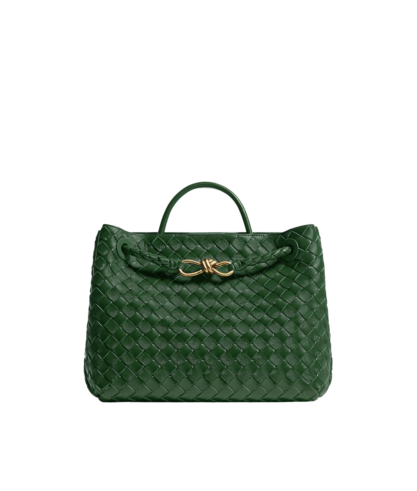 Green-Womens-Andiamo-in-Basil-coveti62068_nobg Khaite Women's Andiamo in Basil - Green Totes & Top-Handle Bags - The Lotus Tote Bag - Shop at Luxury Shoes