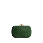 Green-Womens-Soft-Knot-in-Basil-coveti60686_nobg Khaite Women's Soft Knot in Basil - Green Clutch Bags - The Lotus Tote Bag - Shop at Luxury Shoes