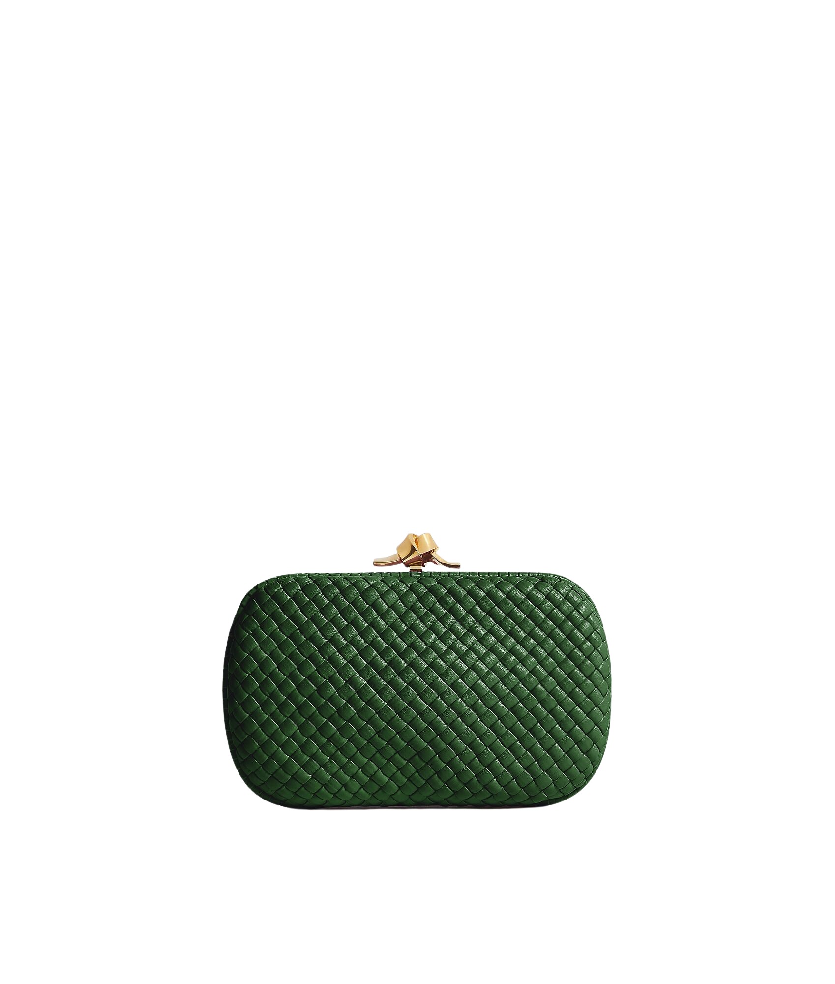 Green-Womens-Soft-Knot-in-Basil-coveti60686_nobg Khaite Women's Soft Knot in Basil - Green Clutch Bags - The Lotus Tote Bag - Shop at Luxury Shoes