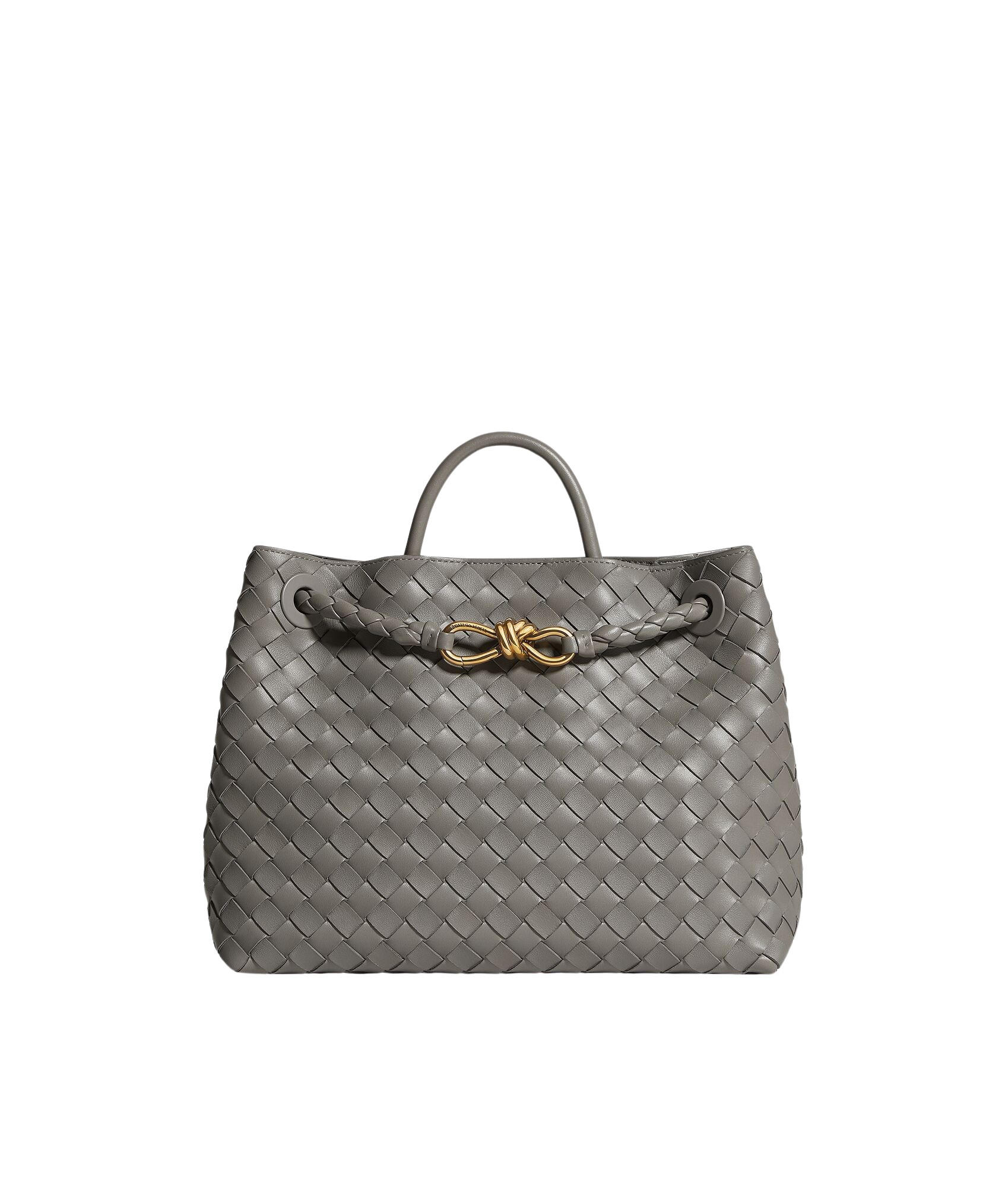 Grey-Womens-Andiamo-in-Basalt-coveti25334_nobg Khaite Women's Andiamo in Basalt - Grey Totes & Top-Handle Bags - The Lotus Tote Bag - Shop at Luxury Shoes