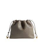 Khaite Women's Large Dustbag in Grey clay - Grey Totes & Top-Handle Bags - The Lotus Tote Bag - Shop at Luxury Shoes 