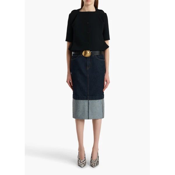 Elevate your elegance in this Khaite Kilian Skirt the new collection from Khaite Skirts at Luxury Shoes 