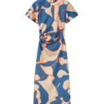 La DoubleJ Chevron Mini Dress Multicolor Pink & Red in Knit Chevron - Dresses - Milanese Maximalist Fashion at Luxury Shoes 