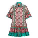 La-Double-J-Choux-Dress-Pagoda-Placee-Rust-in-Cotton-Poplin47480_nobg La DoubleJ Choux Dress Pagoda Placée Rust in Cotton Poplin - Dresses - Milanese Maximalist Fashion at Luxury Shoes
