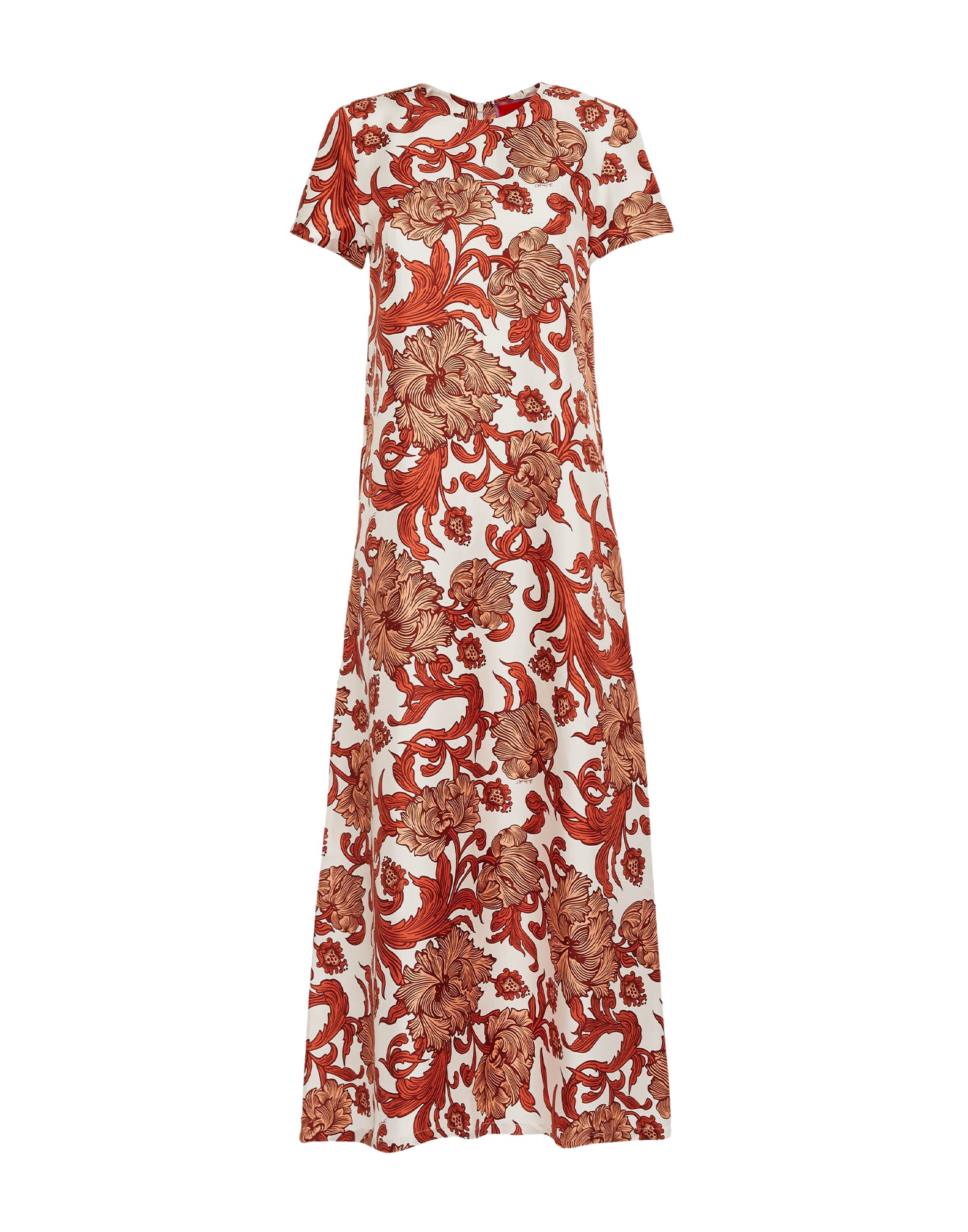 La-Double-J-Eve-Midi-Dress-Sylph-Khaki-in-Crepe-Marocain84081_nobg La DoubleJ Eve Midi Dress Sylph Khaki in Crepe Marocain - Dresses - Milanese Maximalist Fashion at Luxury Shoes