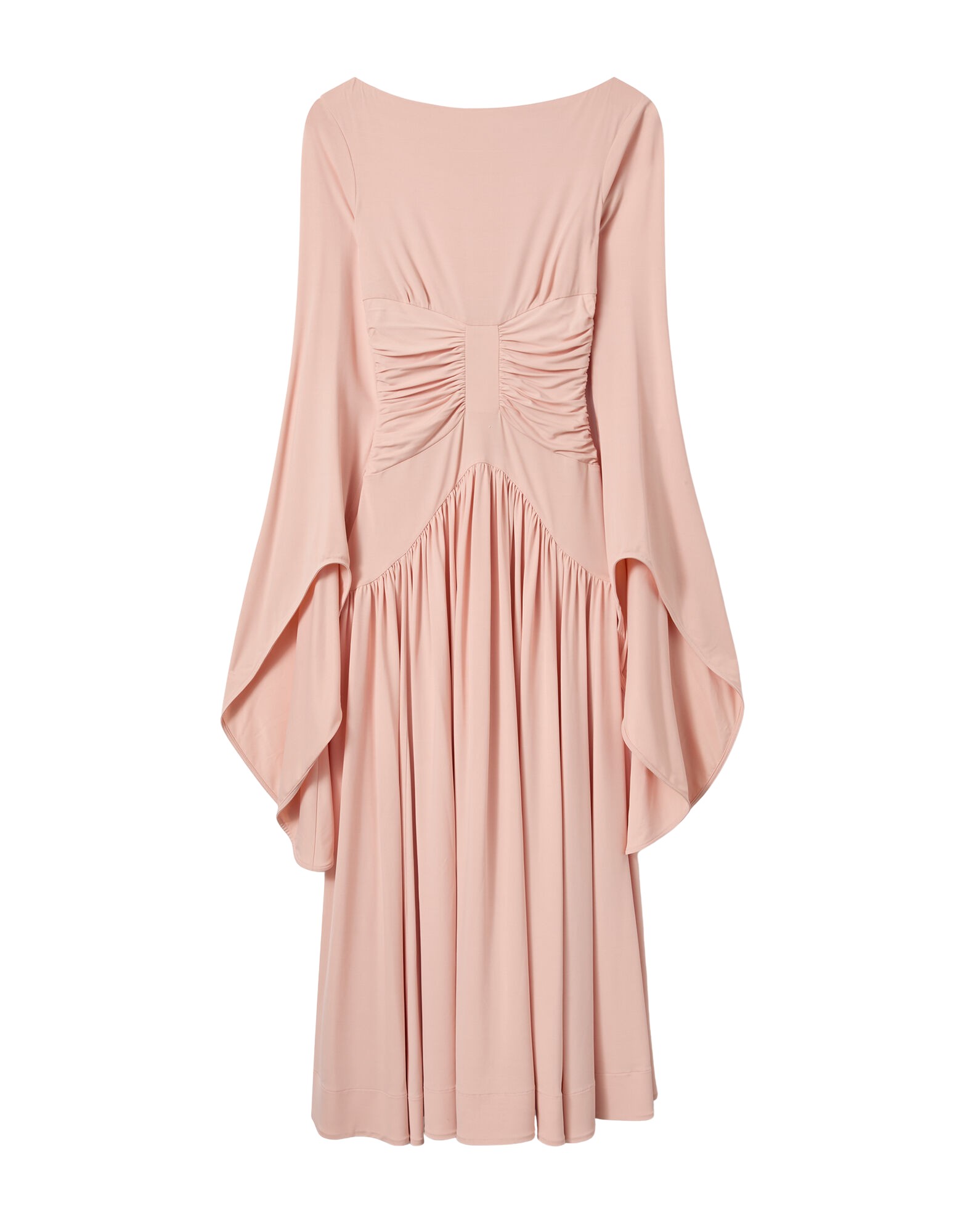 La-Double-J-Foyer-Dress-Queen-Peony-Blue-in-Crepe-De-Chine97273_nobg La DoubleJ Foyer Dress Queen Peony Blue in Crepe De Chine - Dresses - Milanese Maximalist Fashion at Luxury Shoes
