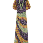 La DoubleJ Foyer Dress Solid Yellow in Embroidered Crepe De Chine - Dresses - Milanese Maximalist Fashion at Luxury Shoes 