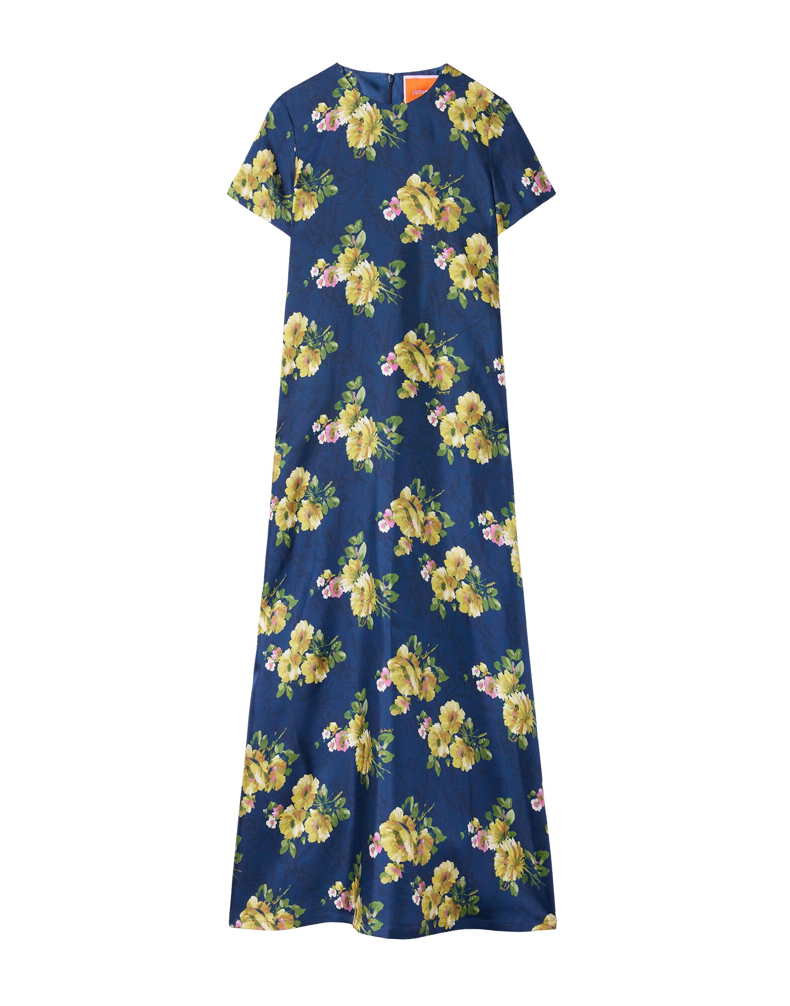 La-Double-J-Lela-Dress-Dea-Dahlia-Blue-Petrol-in-Compact-Jersey25660_nobg La DoubleJ Lela Dress Dea Dahlia Blue Petrol in Compact Jersey - Dresses - Milanese Maximalist Fashion at Luxury Shoes