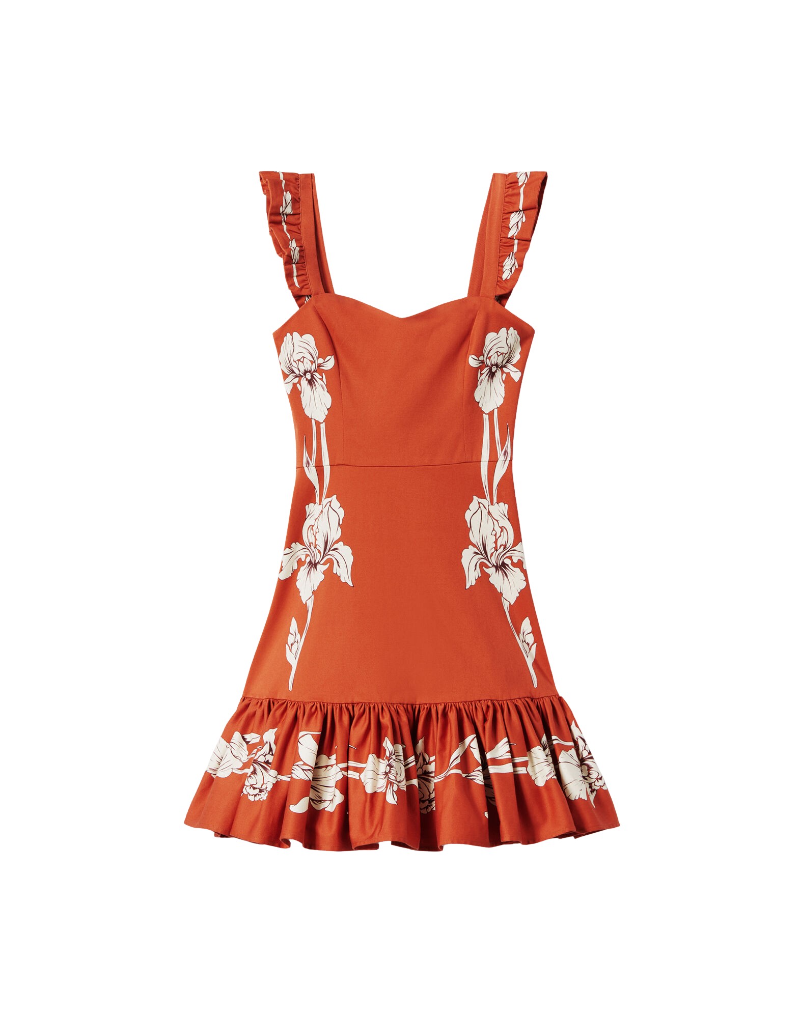 La-Double-J-Long-Sleeve-Swing-Dress-Peony-Placee-Light-Blue-in-Sable51566_nobg La DoubleJ Long Sleeve Swing Dress Peony Placée Light Blue in Sablé - Dresses - Milanese Maximalist Fashion at Luxury Shoes