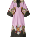 La DoubleJ Magnifico Dress Nucleus Placée Dusty Pink in Silk Twill - Dresses - Milanese Maximalist Fashion at Luxury Shoes 