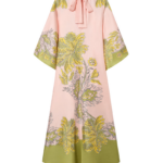La DoubleJ Magnifico Dress Phoenix Placée Burgundy in Silk Twill - Dresses - Milanese Maximalist Fashion at Luxury Shoes 