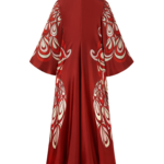 La DoubleJ Magnifico Dress Winter Jasmine in Twill Silk - Dresses - Milanese Maximalist Fashion at Luxury Shoes 