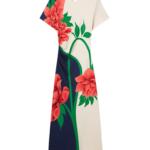 La DoubleJ Marlene Dress Palazzo Placée Lilac in Crepe De Chine - Dresses - Milanese Maximalist Fashion at Luxury Shoes 